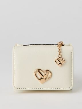 Playboy Trifold Wallet Coin Pouch Case Ivory